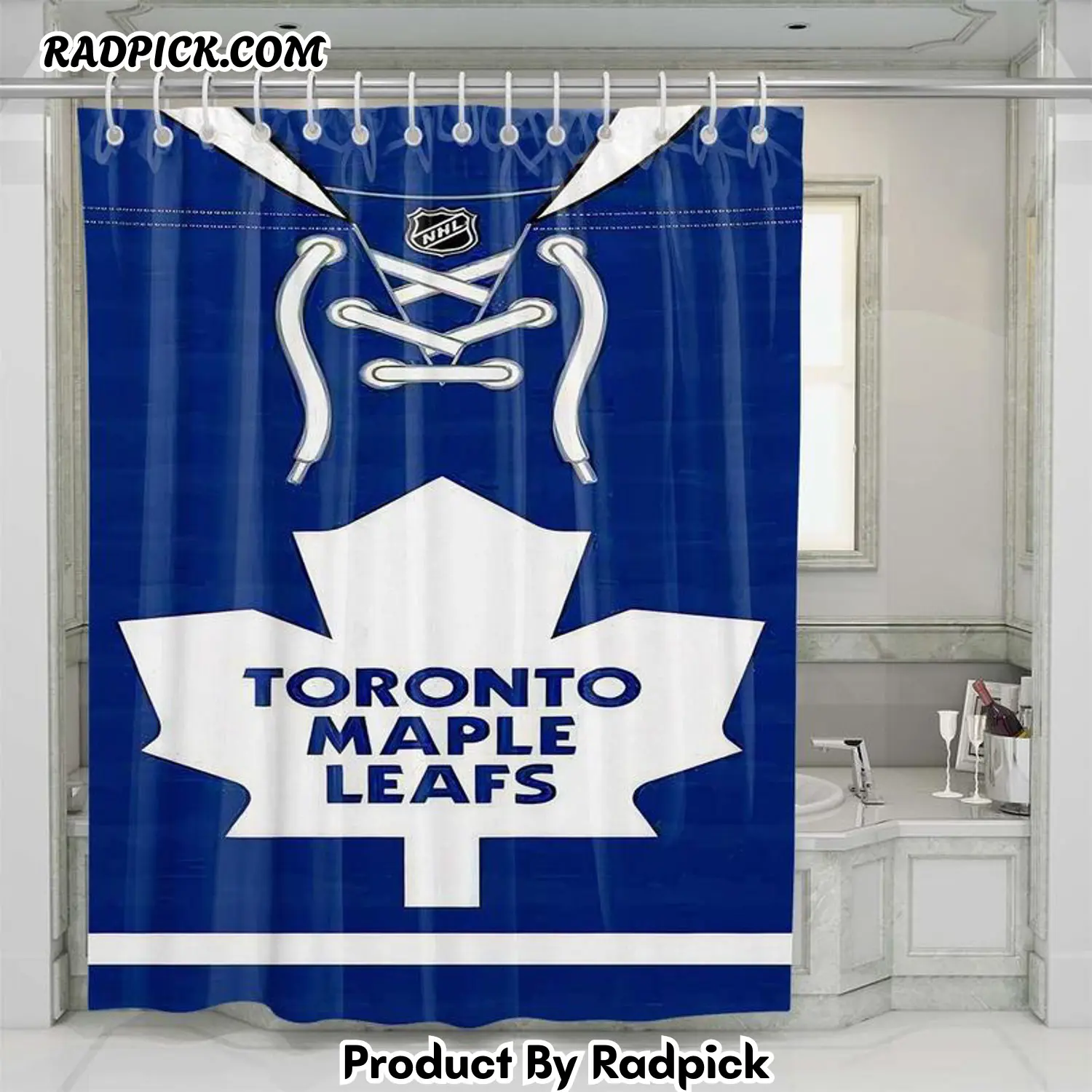Toronto maple leafs shower curtain set bathroom set for bathroom decor best gift for friends rp38762